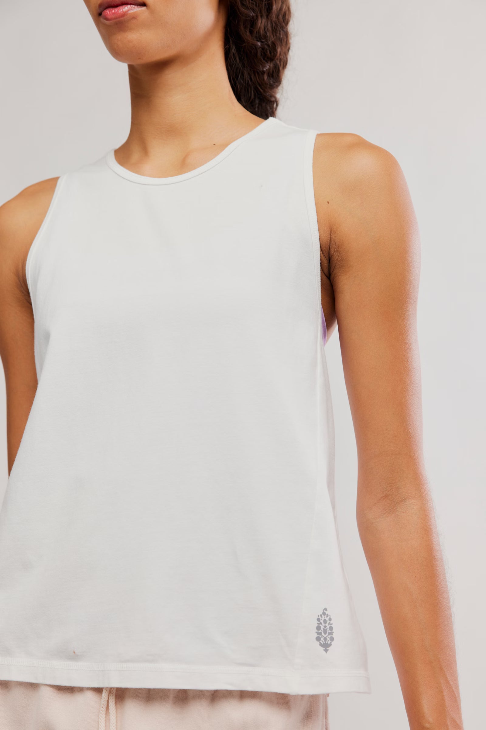Free People Movement Twist Tank (White)