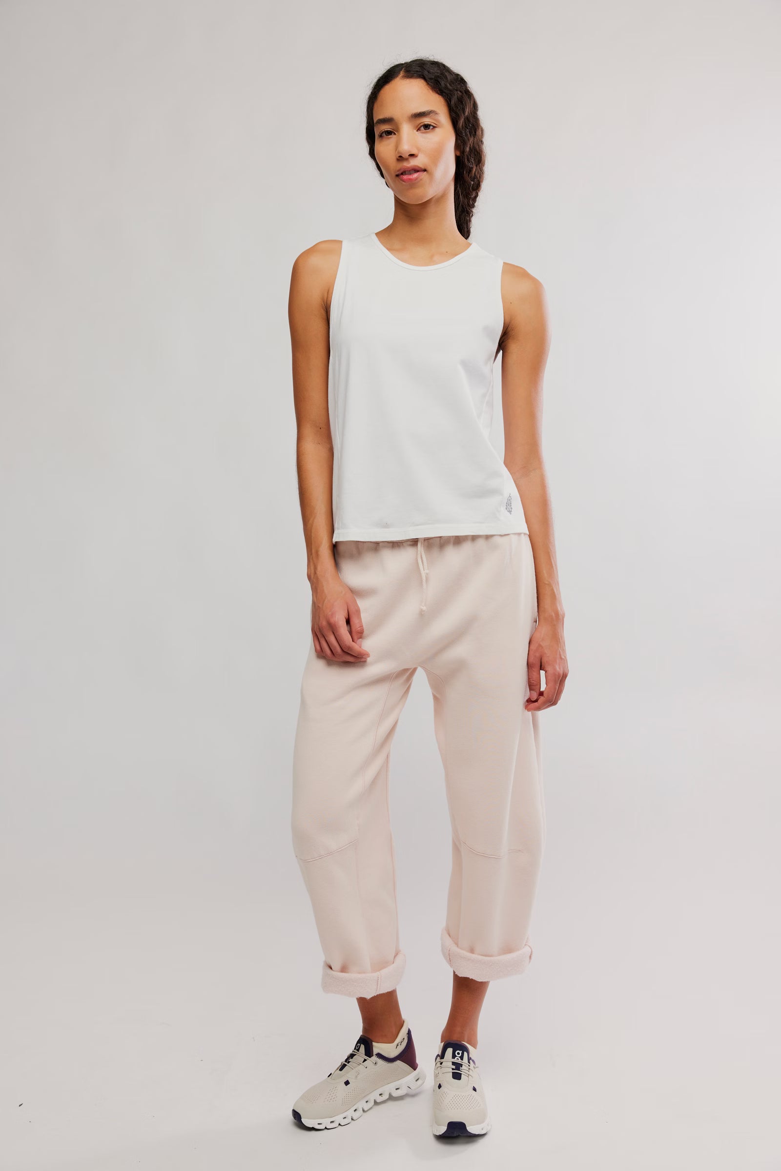 Free People Movement Twist Tank (White)