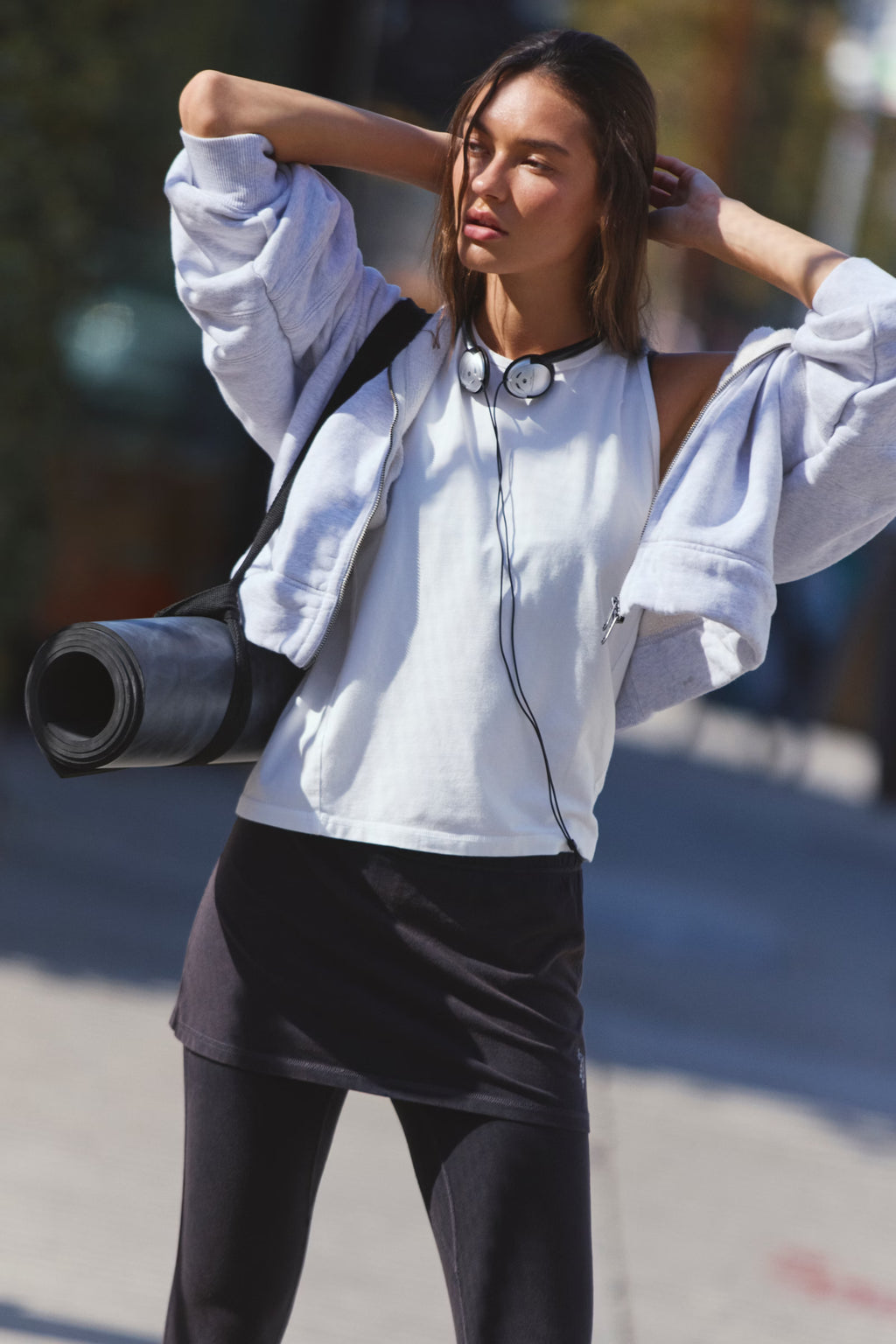 Free People Movement Twist Tank (White)