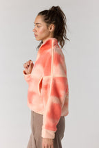 Free People Movement Printed Mountain High 1/2 Zip Fleece (Watercolor Logo Fruit)