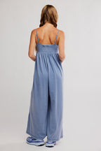 Free People Movement Hot Shot Strappy Onesie (Blue Ash)