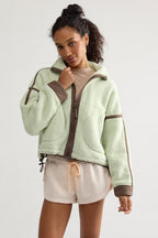 Free People Movement Mountain High Fleece Jacket (Spring Meadow)