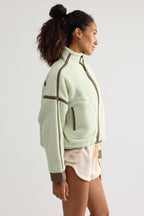 Free People Movement Mountain High Fleece Jacket (Spring Meadow)