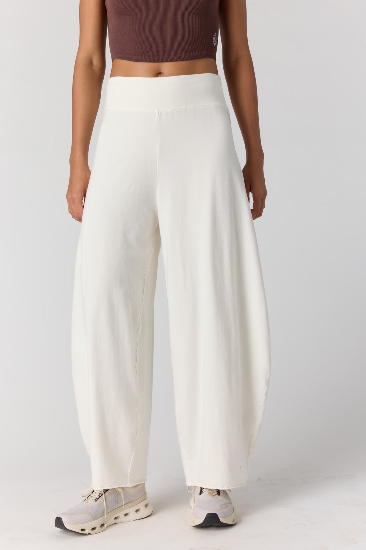 Free People Hot Shot Easy Pants (Ivory)