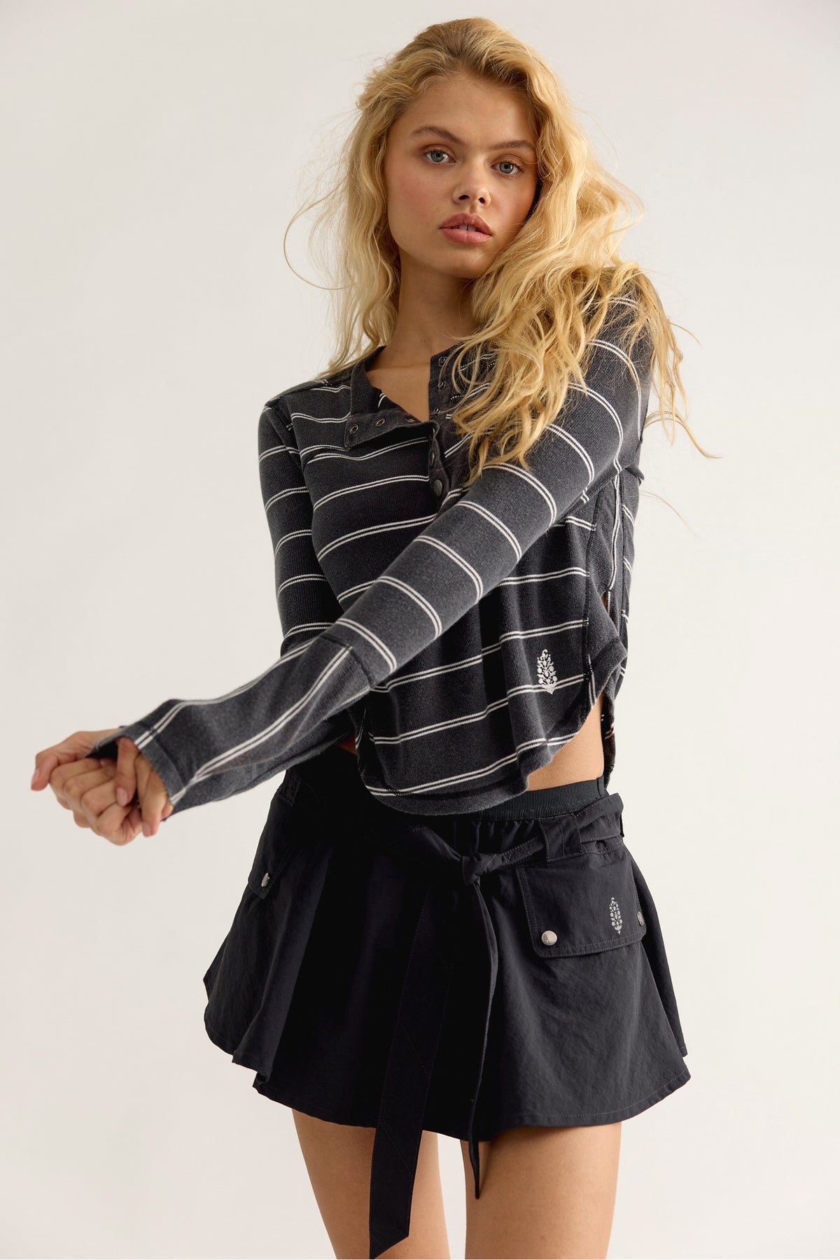 Free People Movement Cool Down Crew Stripe