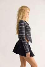 Free People Movement Cool Down Crew Stripe