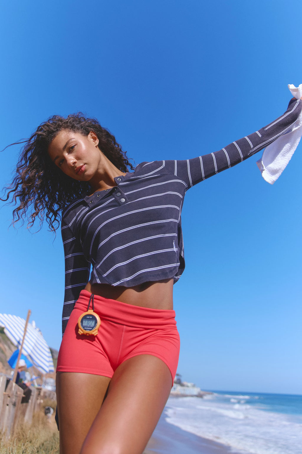 Free People Movement Cool Down Crew Stripe
