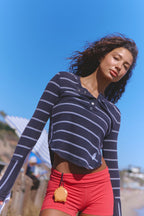 Free People Movement Cool Down Crew Stripe
