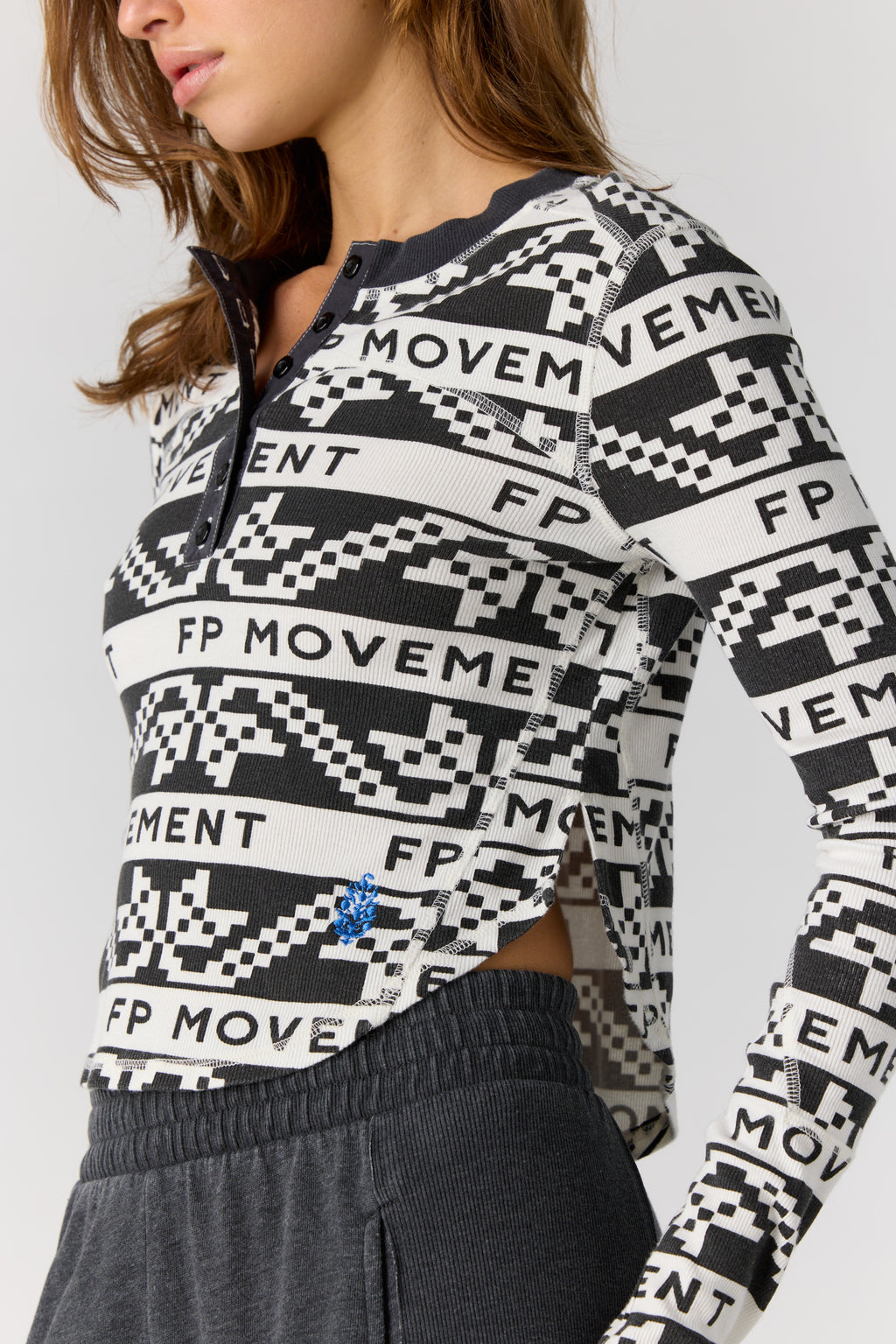 Free People Movement Cool Down Crew Print