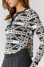 Free People Movement Cool Down Crew Print