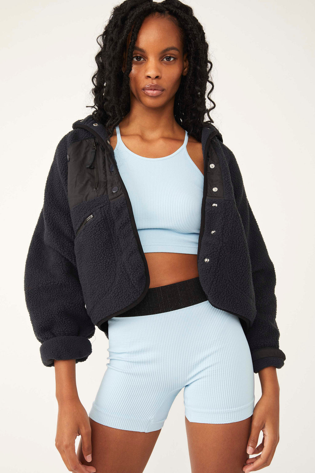 Free People Movement Hit The Slopes Jacket (Black)