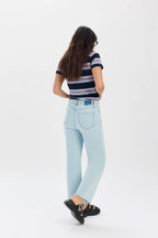 Daze Denim Pleaser High Rise Wide Ankle Jean (Pleaser)
