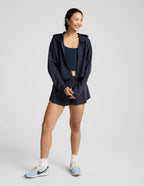 Beyond Yoga SoftSpring Full Zip Hooded Jacket (Nocturnal Navy)