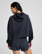 Beyond Yoga SoftSpring Full Zip Hooded Jacket (Nocturnal Navy)