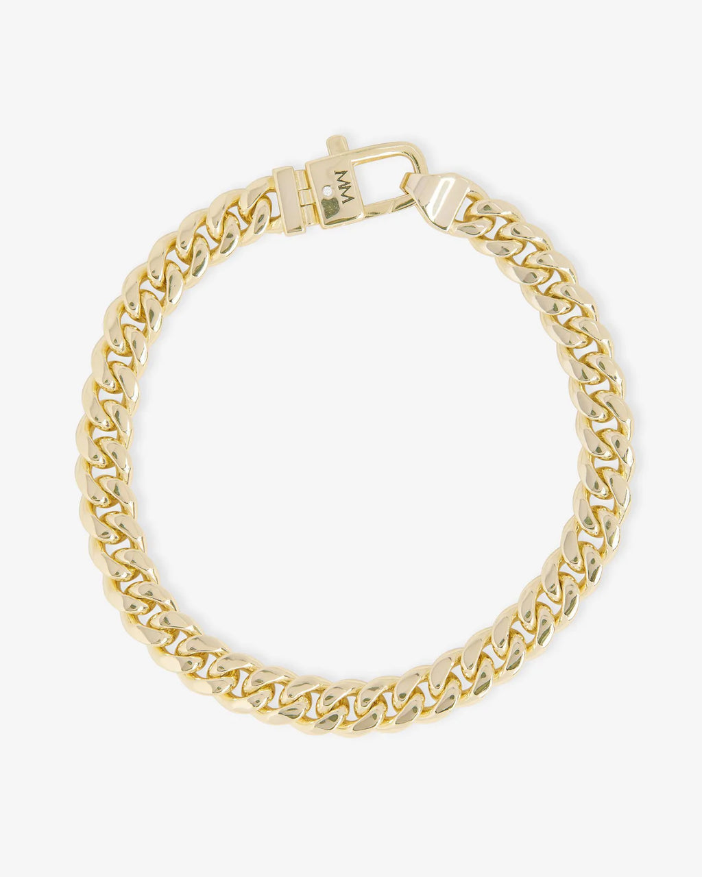 Melinda Maria Pavé Julian Cuban Chain Bracelet 6.8mm