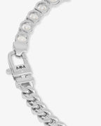 Melinda Maria Julian Loves Diamonds Silver Necklace 6.8mm (18")