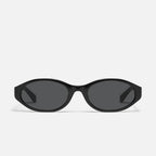 Quay Aura Points Sunglasses (Black Frame / Smoke Lens)