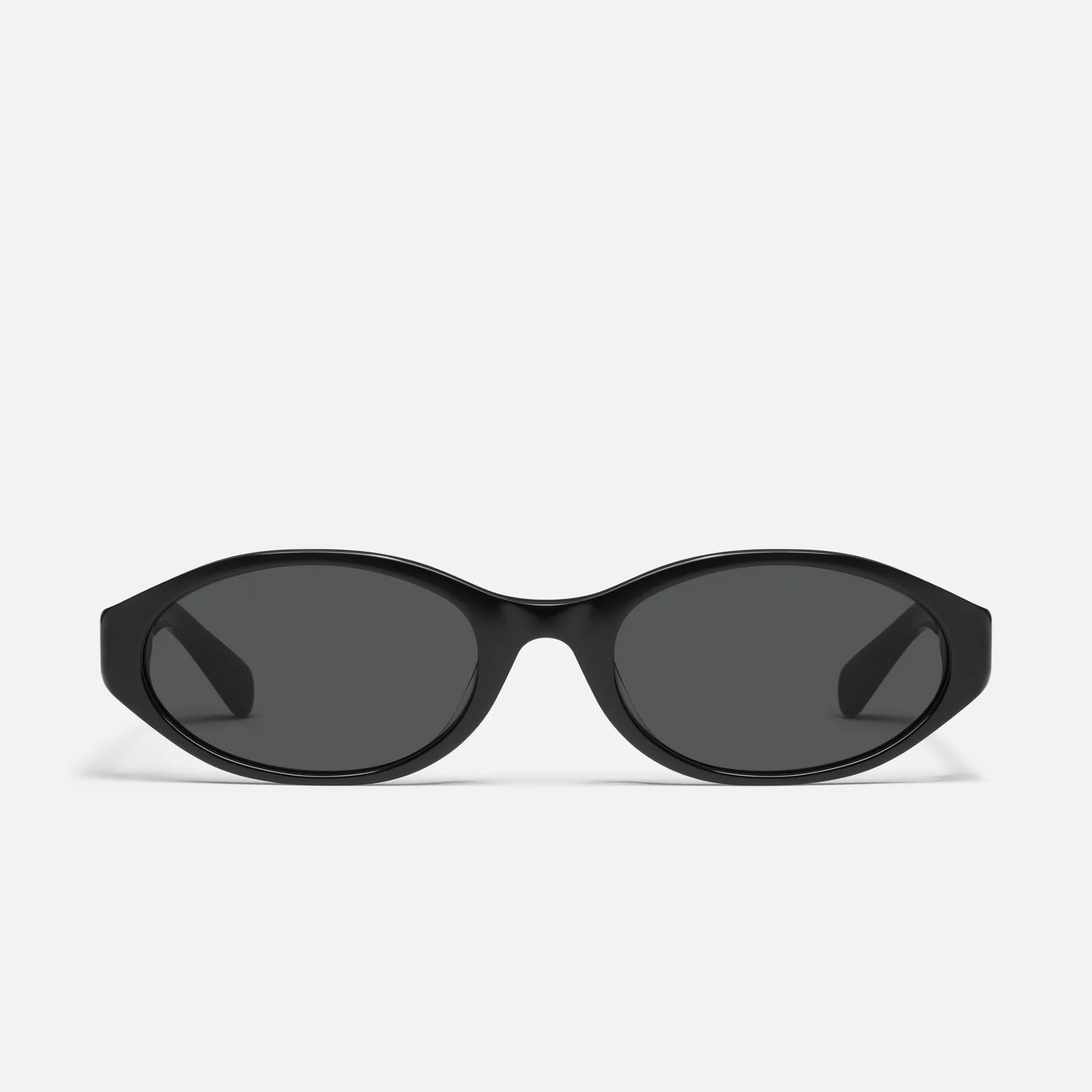 Quay Aura Points Sunglasses (Black Frame / Smoke Lens)
