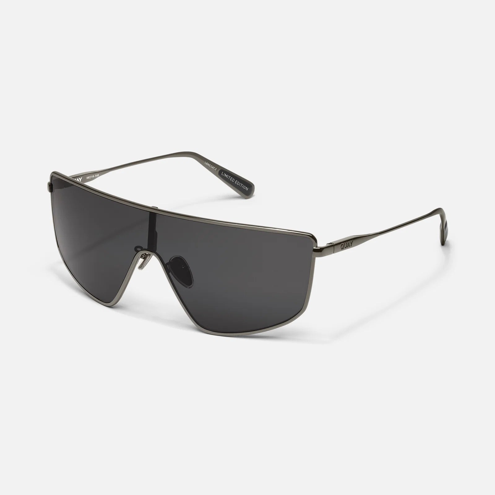 Quay Entourage Sunglasses (Gunmetal Frame / Smoke Lens)