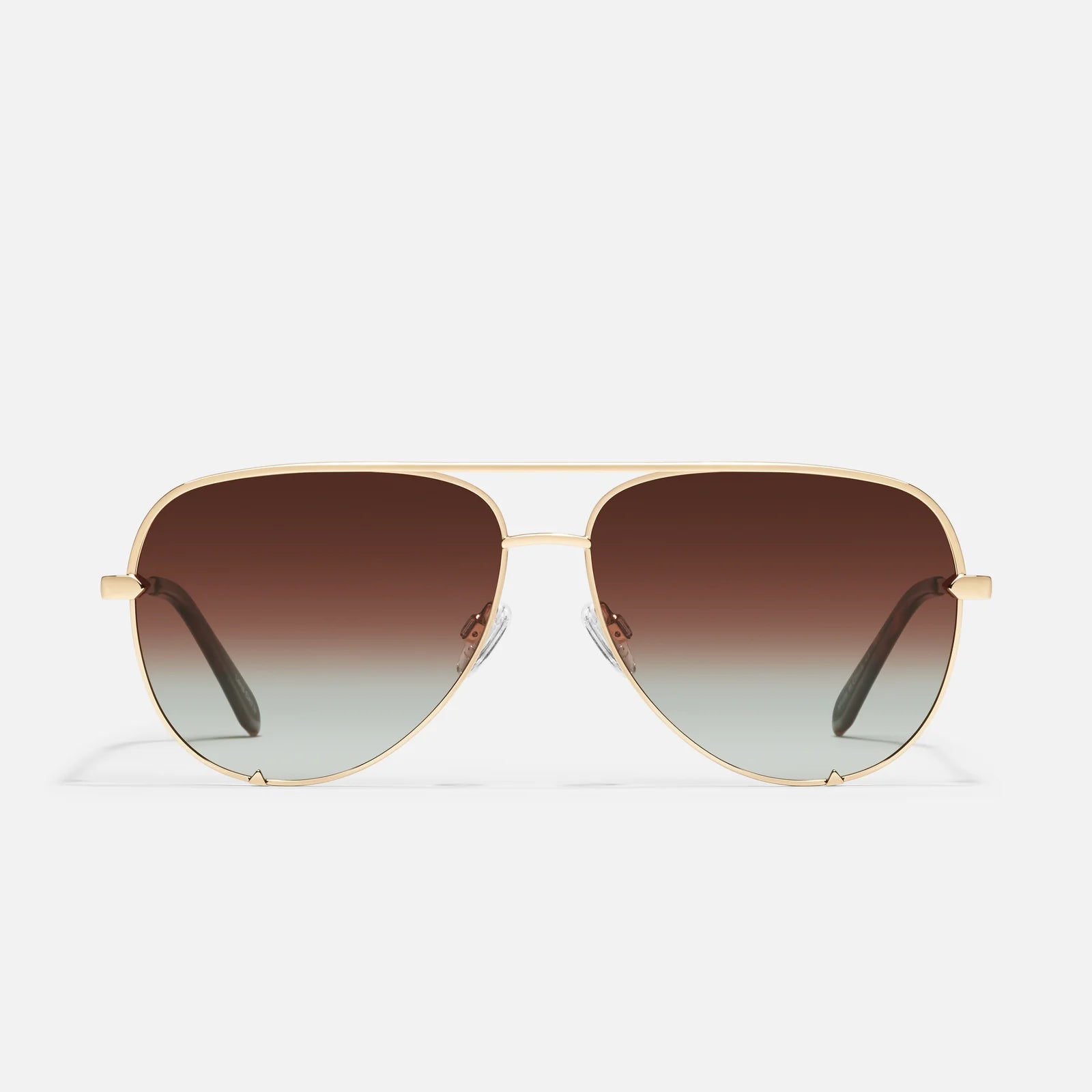 Quay High Key(Gold Frame / Brown Fade Polarized Lens)