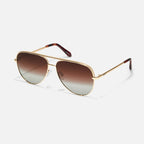 Quay High Key(Gold Frame / Brown Fade Polarized Lens)