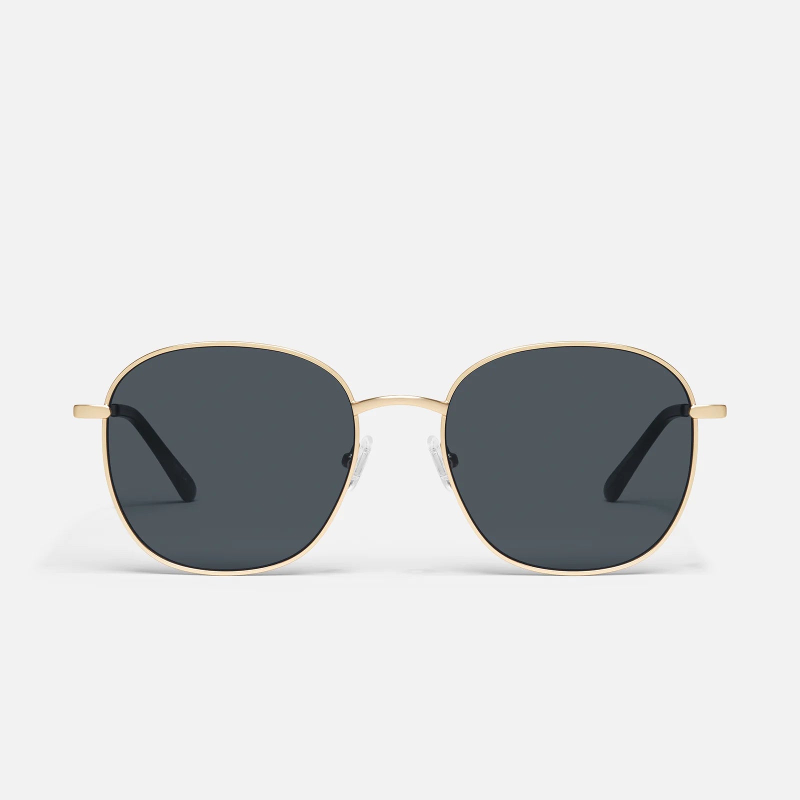 Quay Jezabell Polarized Sunglasses (Gold/ Smoke Lens) Main image