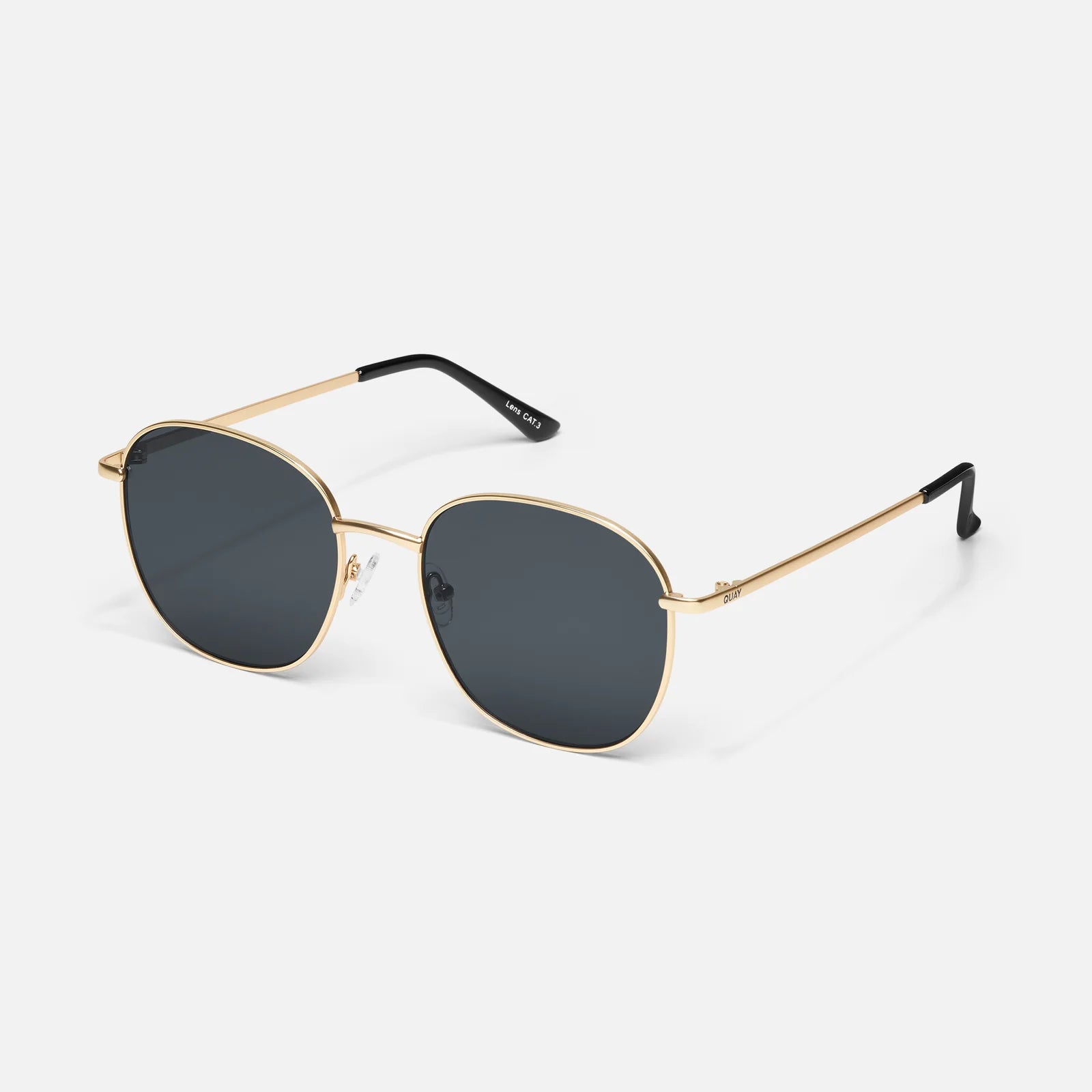 Quay Jezabell Polarized Sunglasses (Gold/ Smoke Lens) Secondary image