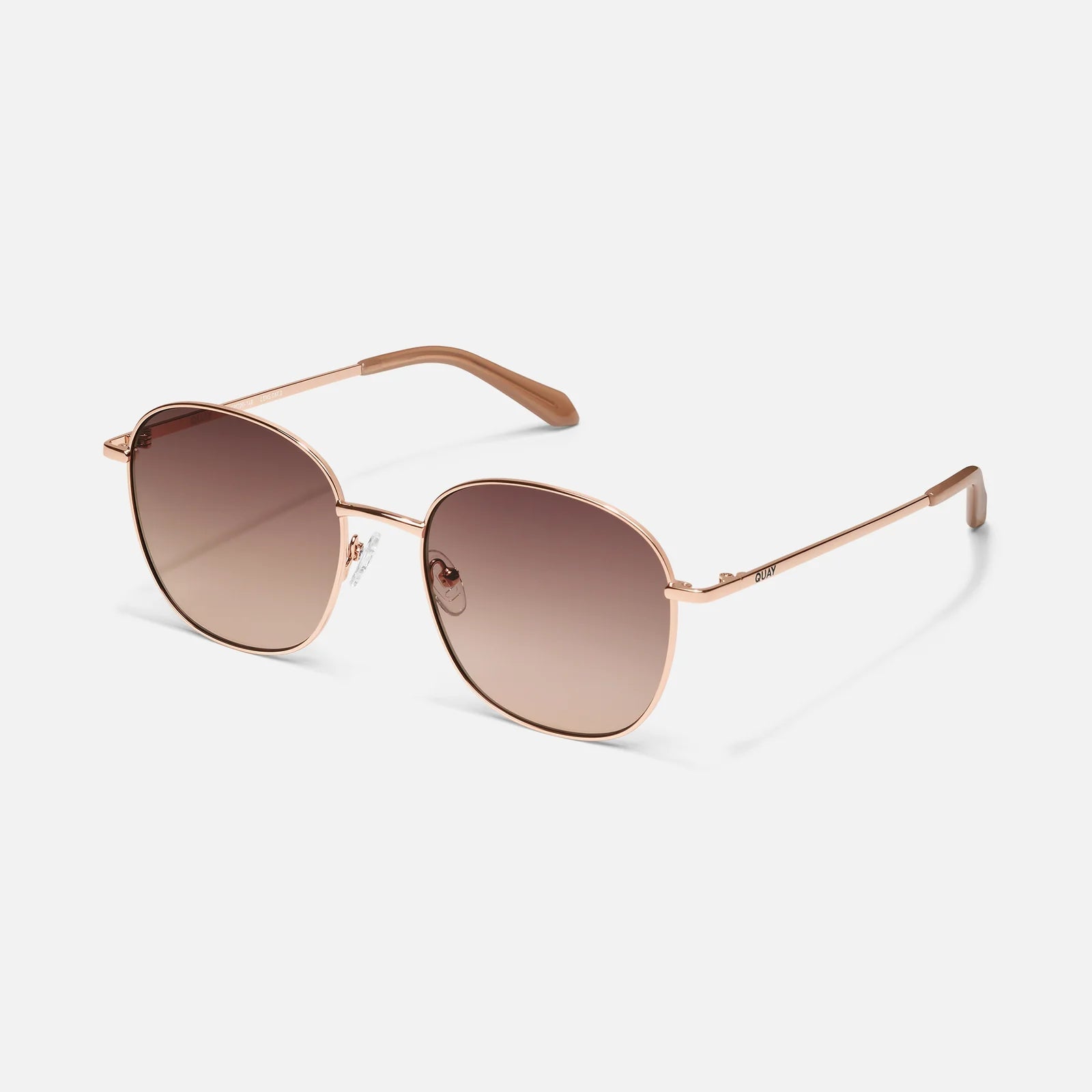 Quay Jezabell Sunglasses (Rose Gold Frame / Brown Fawn Lens) Secondary image