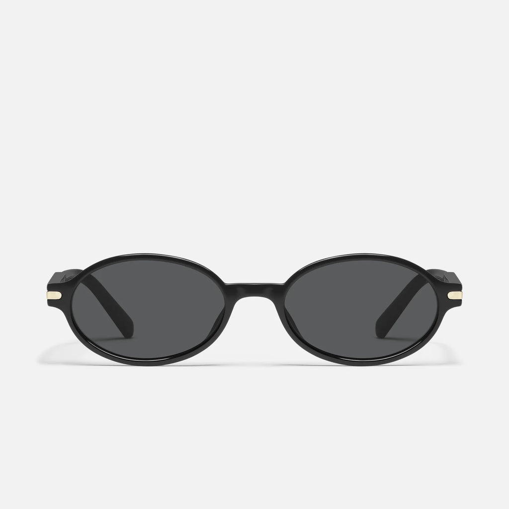 Quay Nevermind Sunglasses (Black Frame / Smoke Lens)