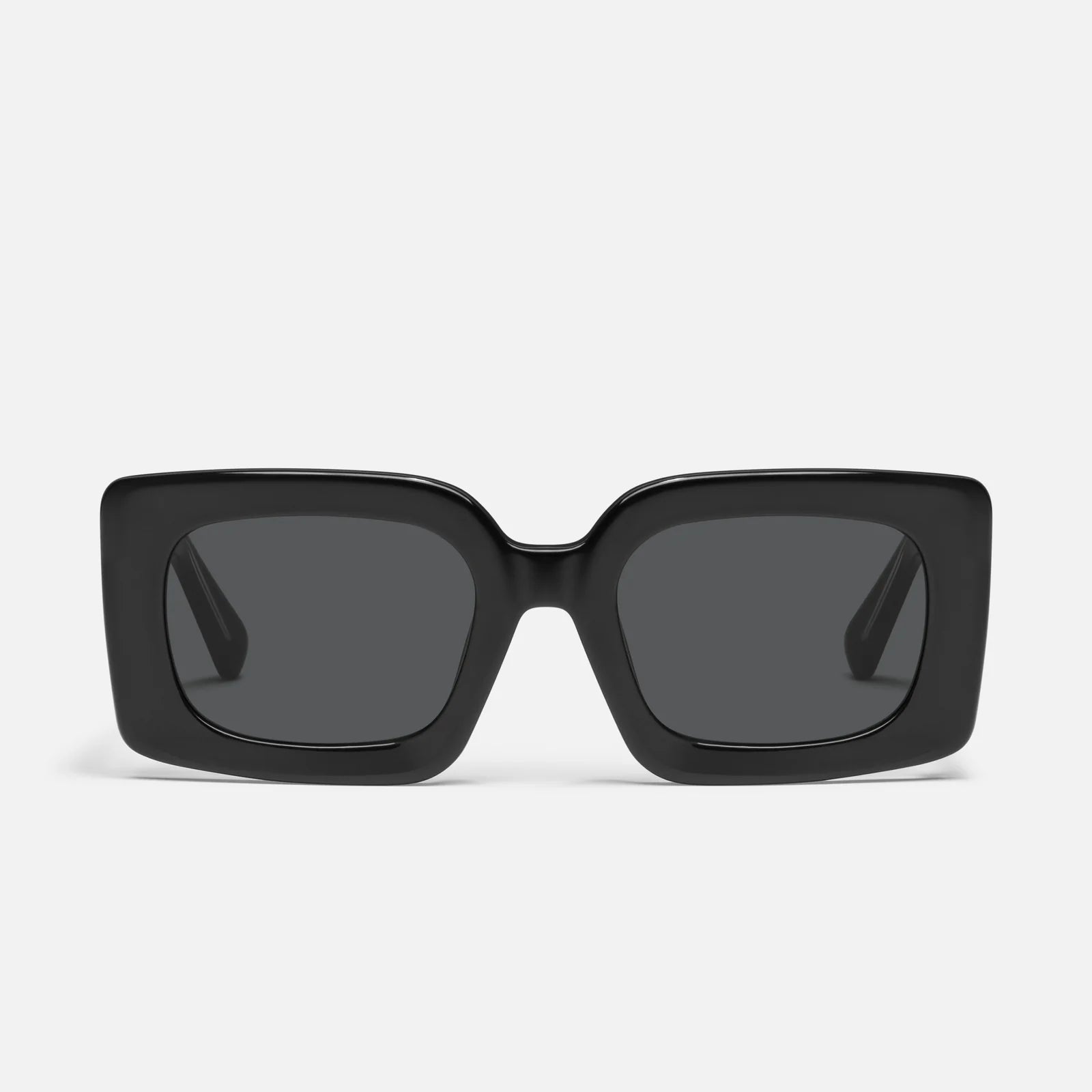 Quay Talk Show Sunglasses (Black Frame / Smoke Lens) Main image