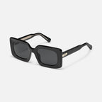 Quay Talk Show Sunglasses (Black Frame / Smoke Lens)