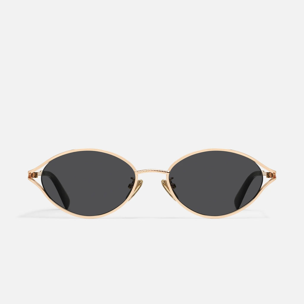 Quay You Wish Sunglasses (Gold/Smoke)