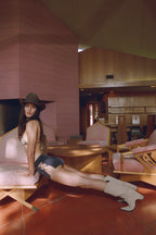 Lack Of Color Raffia Straw Brown Cowboy Hat