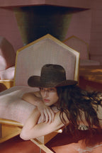 Lack Of Color Raffia Straw Brown Cowboy Hat