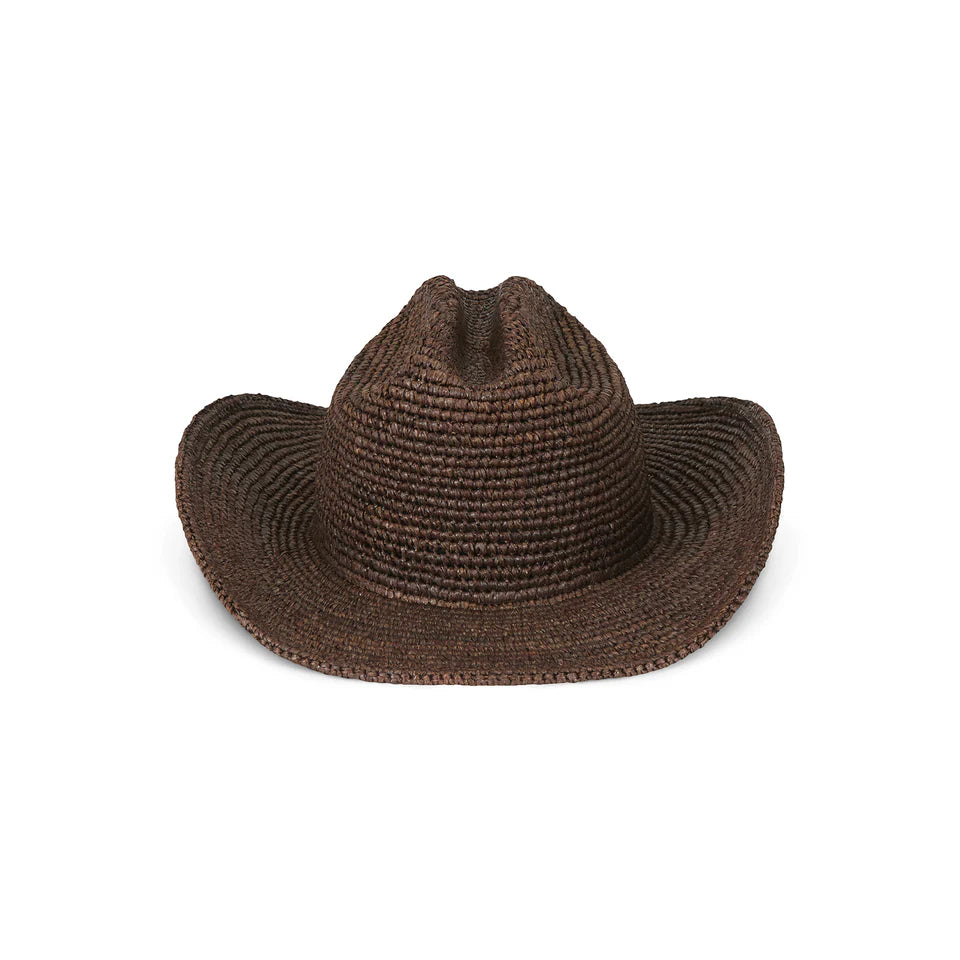 Lack Of Color Raffia Straw Brown Cowboy Hat