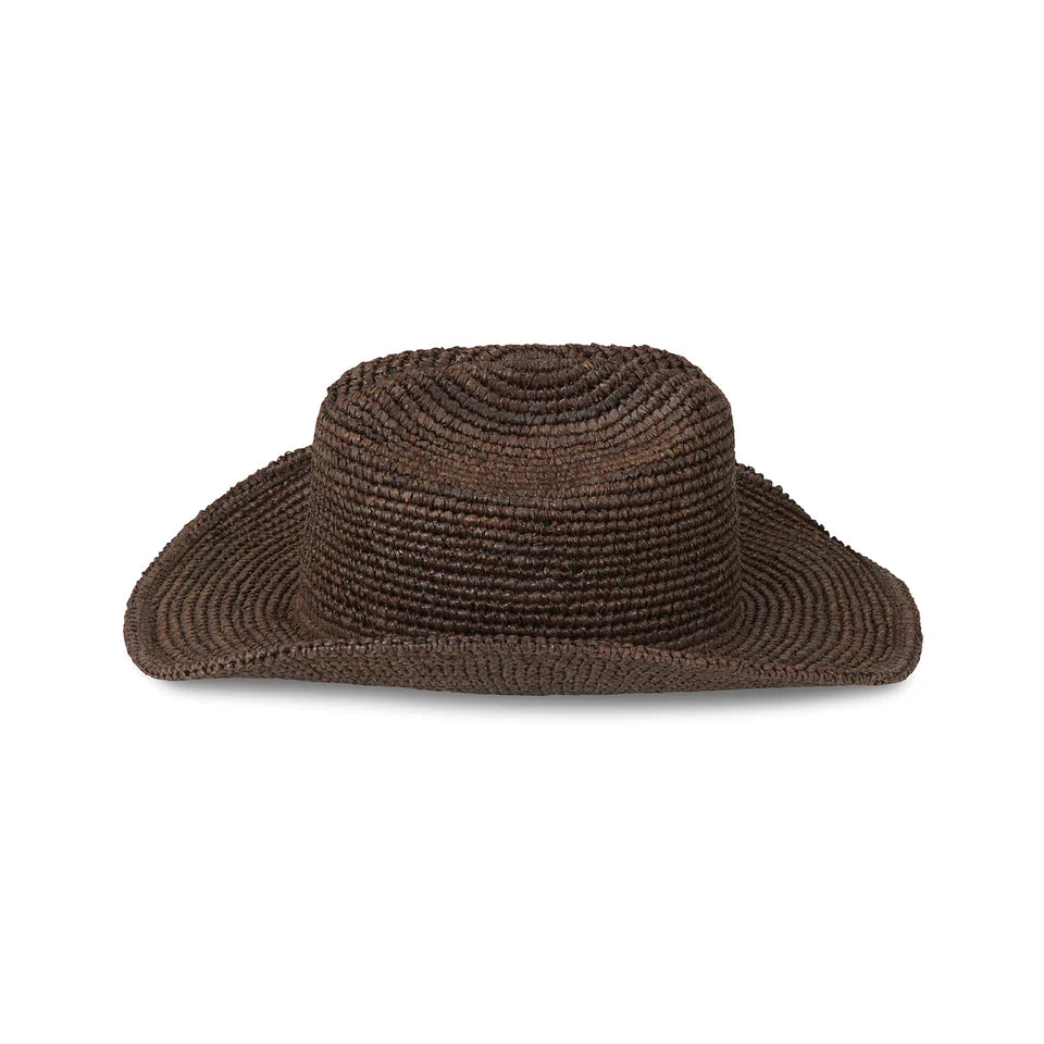 Lack Of Color Raffia Straw Brown Cowboy Hat