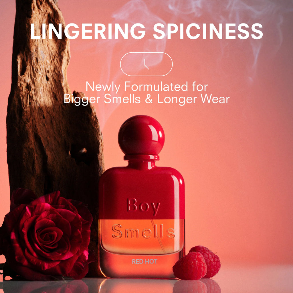 Boy Smells Red Hot Perfume