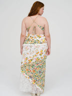 For Love & Lemons Rosalyn Maxi Dress (Yellow)