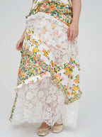 For Love & Lemons Rosalyn Maxi Dress (Yellow)