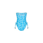 Kulani Kinis Ocean Paradise Ruched Bandeau Classic Cut One Piece