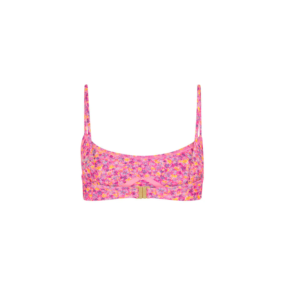 Kulani Kinis Twilight Invisible Underwire Crop Bikini (Gelato Bloom)