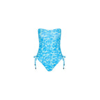 Kulani Kinis Ocean Paradise Ruched Bandeau Classic Cut One Piece