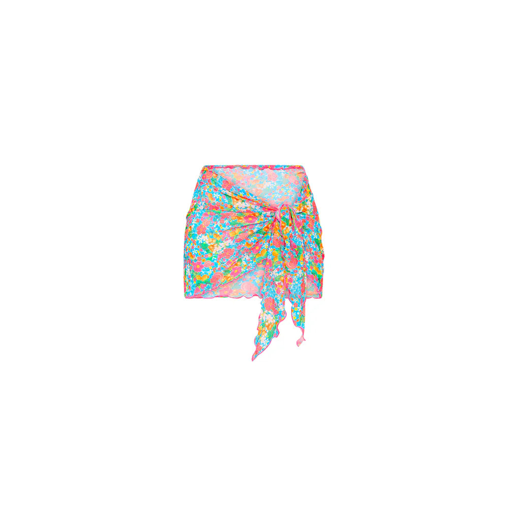 Kulani Kinis Mermaid Garden Mini Mesh Sarong Secondary image