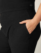 Beyond Yoga Spacedye™ Midi Jogger (Darkest Night)