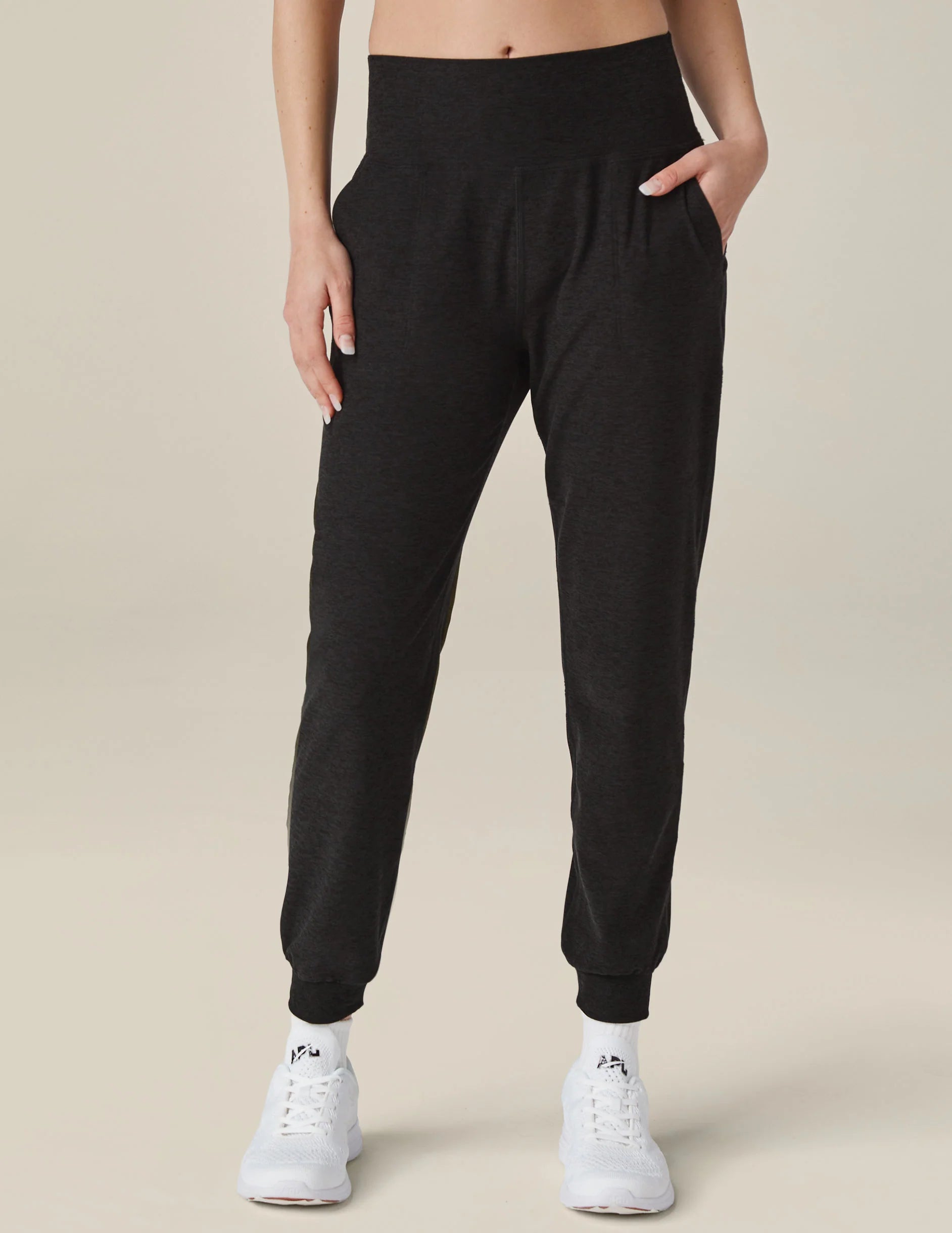 Beyond Yoga Spacedye™ Midi Jogger (Darkest Night) Secondary image