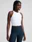Beyond Yoga Spacedye™ Refocus Cropped Tank (Cloud White)
