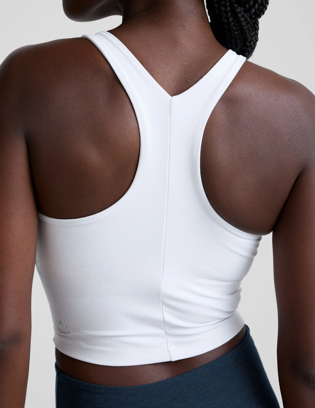 Beyond Yoga Spacedye™ Refocus Cropped Tank (Cloud White)