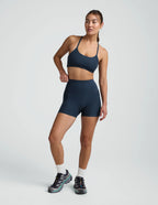 Beyond Yoga Spacedye™ Keep Pace 3" Short (Nocturnal Navy)