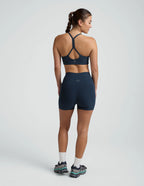 Beyond Yoga Spacedye™ Keep Pace 3" Short (Nocturnal Navy)