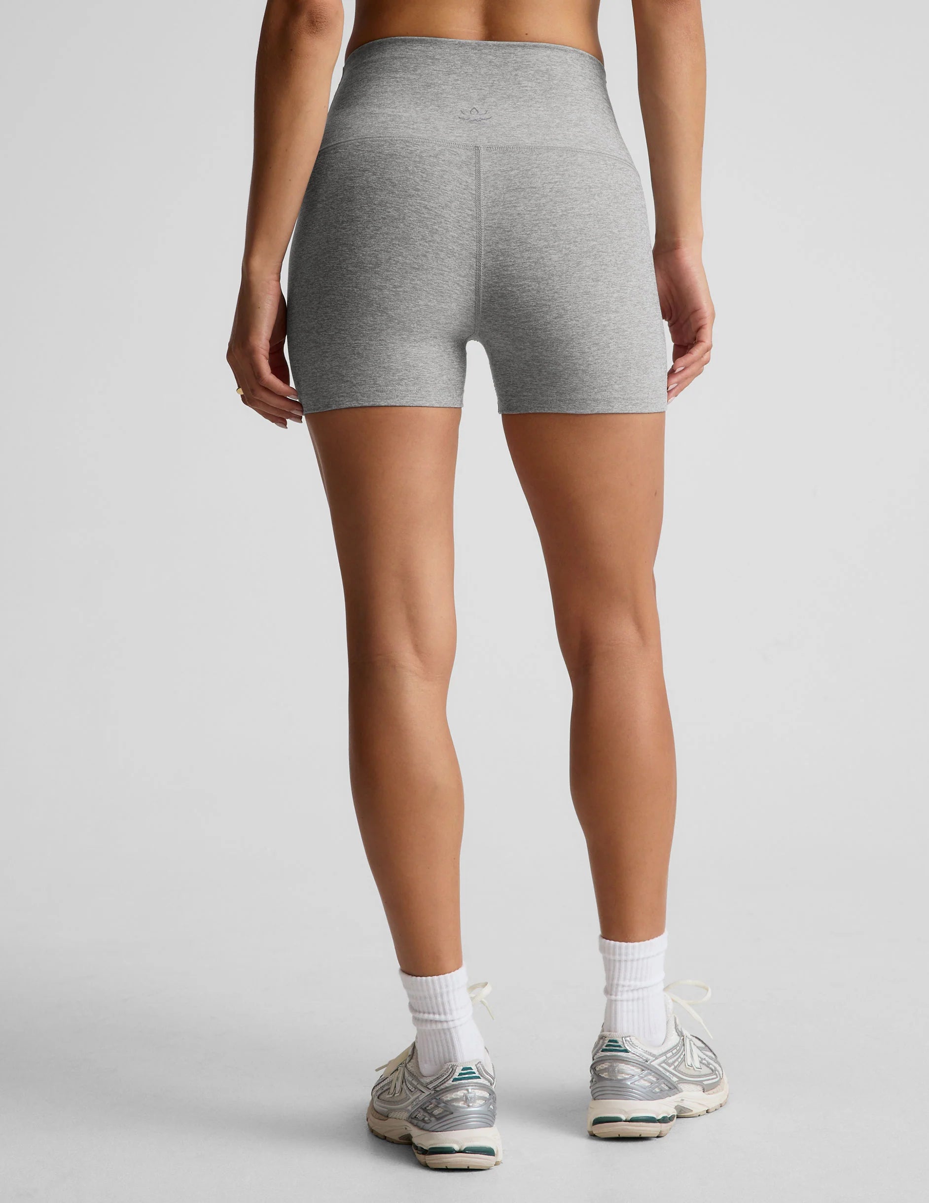 Beyond Yoga Spacedye™ Keep Pace 3" Short (Silver Mist)
